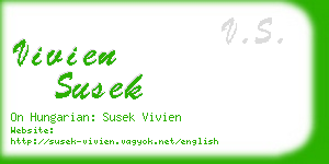 vivien susek business card